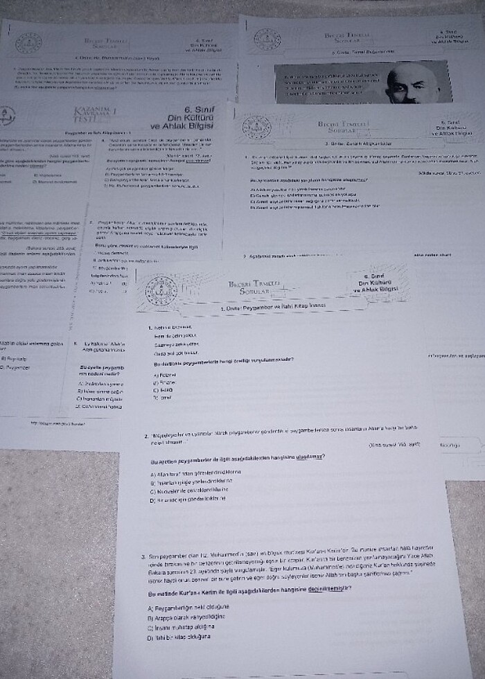 Meb 6.sinif din kültürü beceri temelli sorular  - Görsel 3