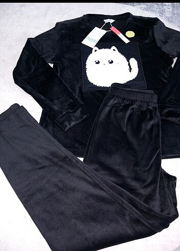 12-13 Yaş Beden Penti termal pijama takim