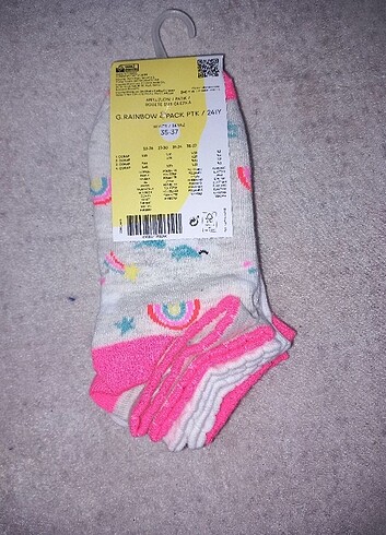 Penti rainbow çorap - Görsel 3