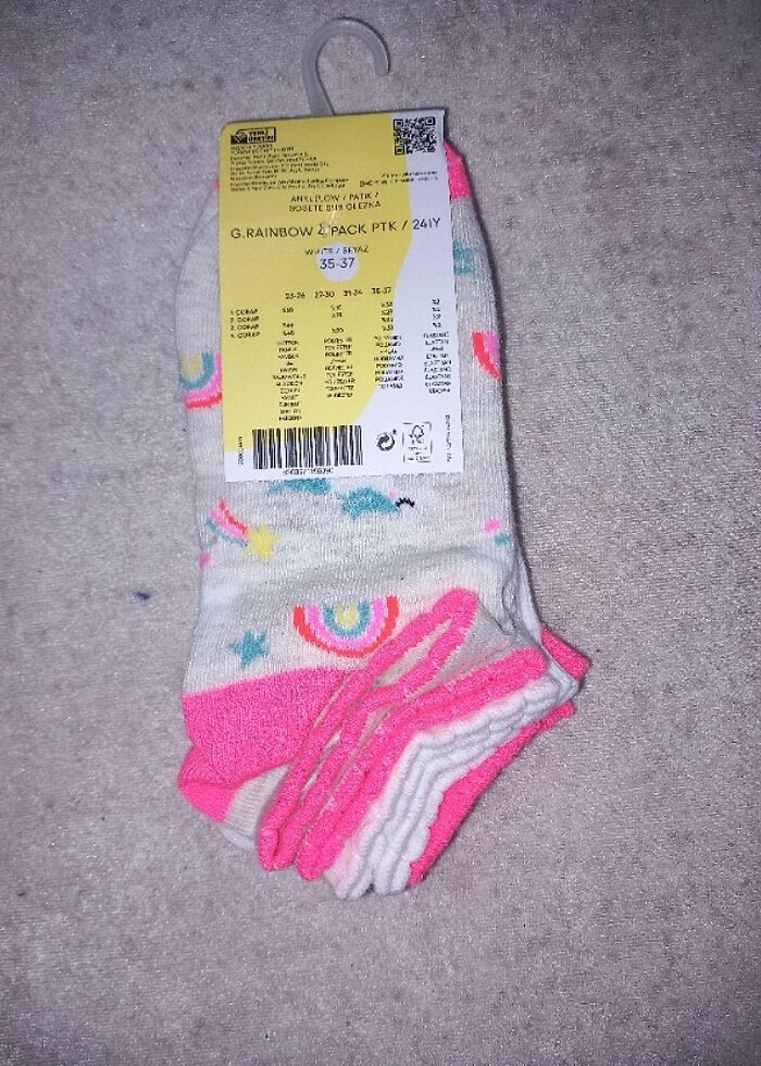 Penti rainbow çorap  - Görsel 3