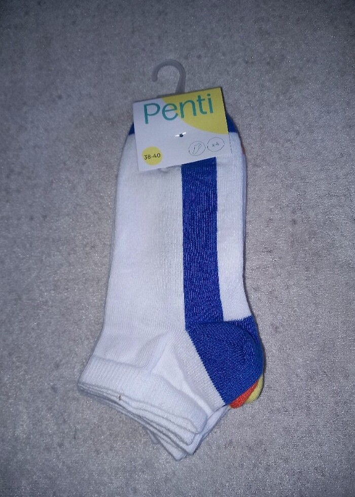 Penti 4 lu yeni sezon colorful çorap  - Görsel 2