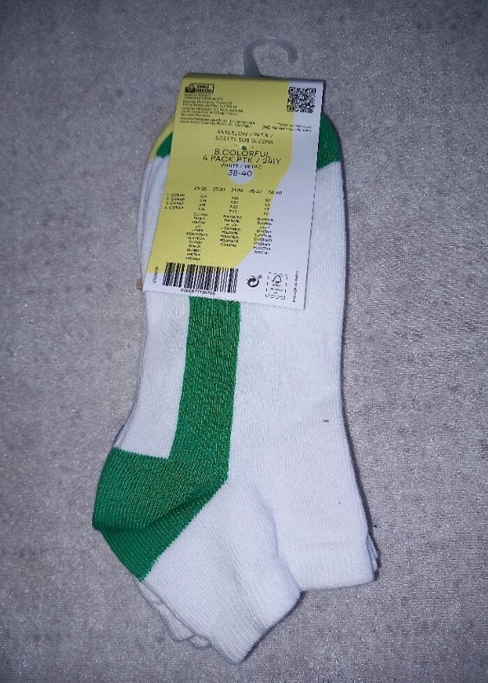Penti 4 lu yeni sezon colorful çorap  - Görsel 3
