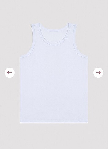 Penti pamuklu ıkili atlet - Görsel 3