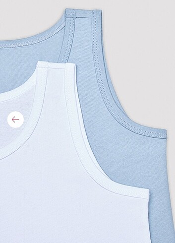 Penti pamuklu ıkili atlet - Görsel 2