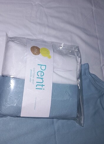 Penti pamuklu ıkili atlet - Görsel 6