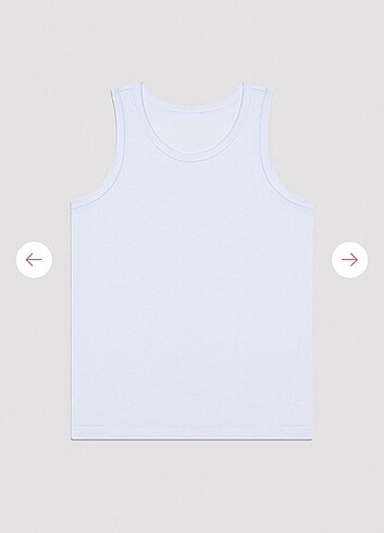 Penti pamuklu ikili atlet - Görsel 3