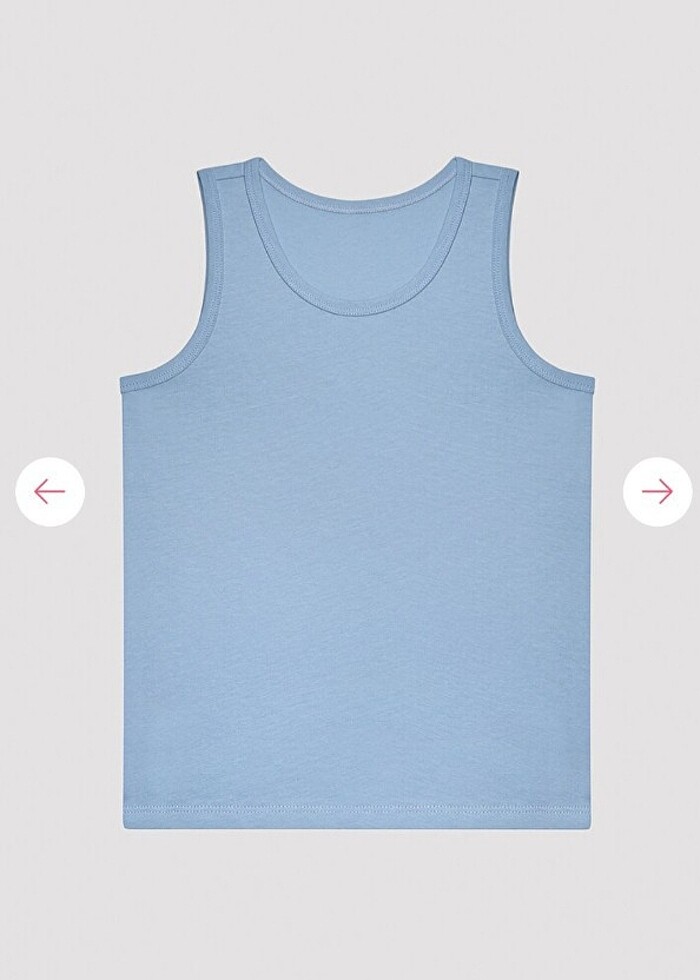 Penti pamuklu ikili atlet - Görsel 4