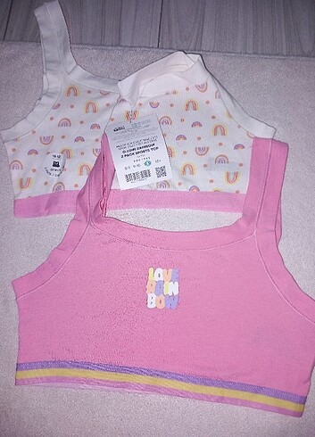 11-12 Yaş Beden çeşitli Renk Penti ikili crop