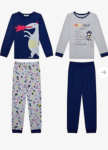 Penti 4 parça pijama takimi 