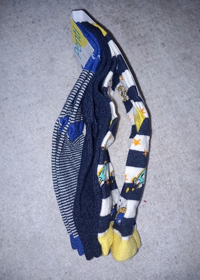 Penti 3 lu rocket space çorap  - Görsel 2