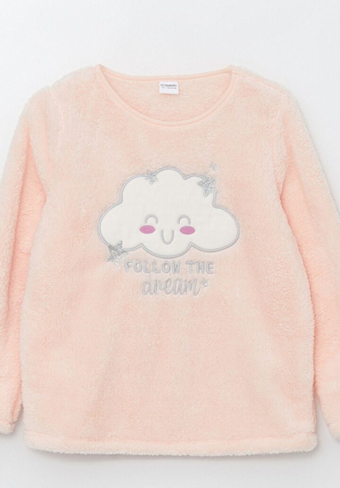 Bulut Desenli Çocuk Pijama Takımı - Görsel 2