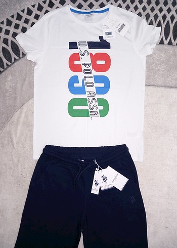 U.S Polo Assn. U.S. Polo Assn. Erkek Çocuk Baskılı Takım