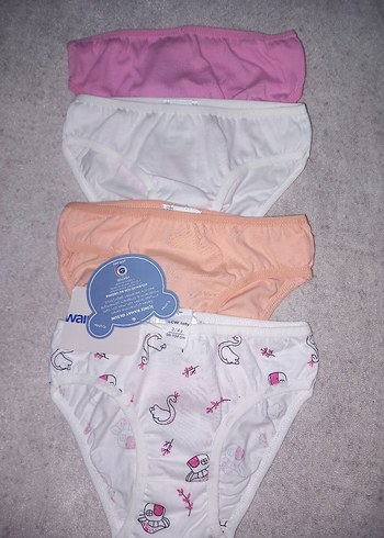 Çocuk İç Çamaşırı 4'lü Paket Pastel Renk - Görsel 3