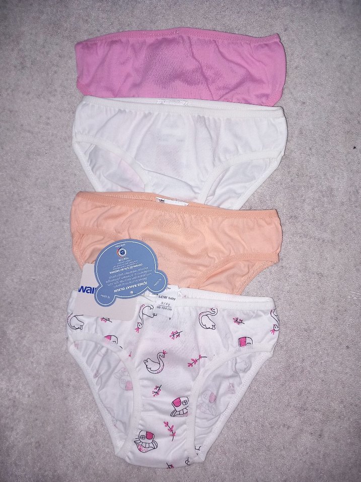 Çocuk İç Çamaşırı 4'lü Paket Pastel Renk - Görsel 4
