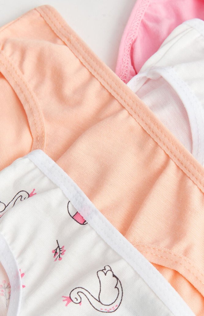 Çocuk İç Çamaşırı 4'lü Paket Pastel Renk - Görsel 2