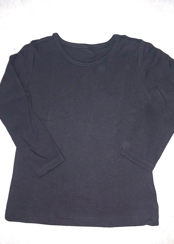 Kızlar için Siyah Uzun Kollu Sweatshirt - Görsel 4