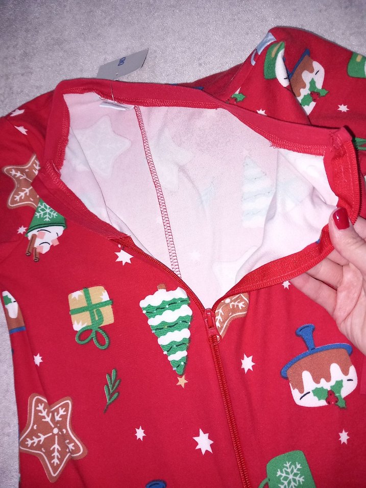 Kırmızı Çocuk Polar Tulum - Görsel 4