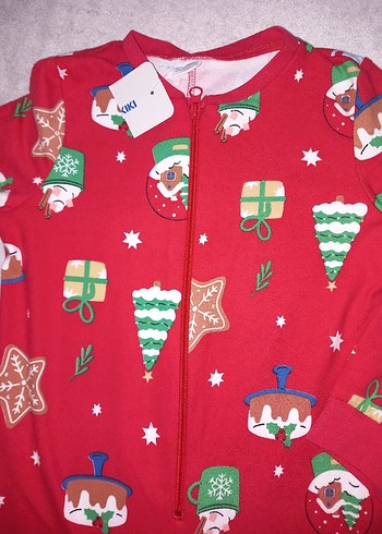 Kırmızı Çocuk Polar Tulum - Görsel 5