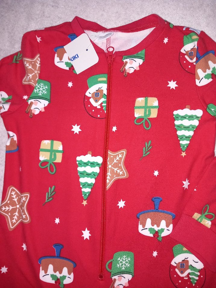 Kırmızı Çocuk Polar Tulum - Görsel 5