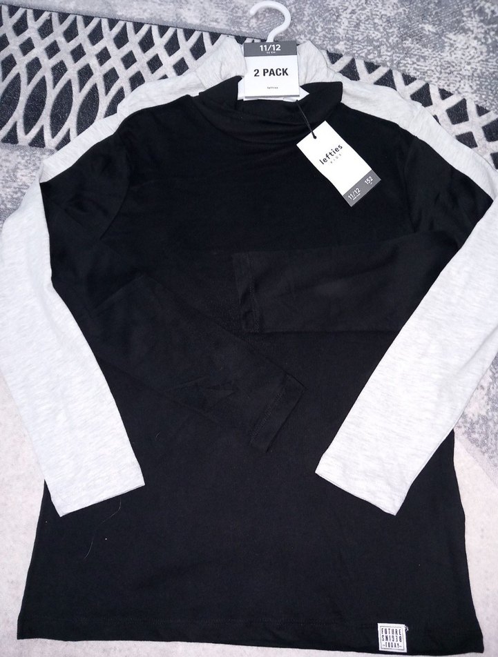 Gri  Boğazlı Basic Triko - Görsel 4