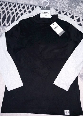 Erkek Çocuk Gri İnce Boğazlı Sweatshirt - Görsel 4