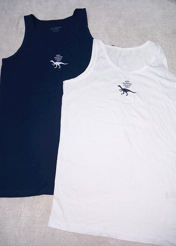 Baskılı Erkek Çocuk Atlet 2'li Set - Görsel 7