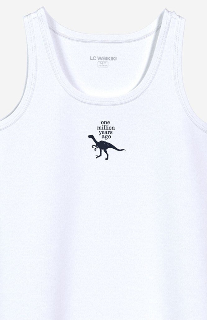 Baskılı Erkek Çocuk Atlet 2'li Set - Görsel 3