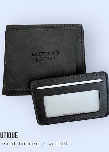 Füme Erkek Cüzdan/Kartlık - Görsel 2