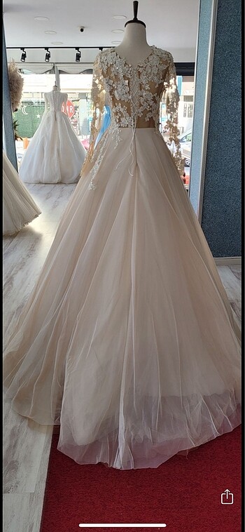 SIFIR TRANSPARAN GELİNLİK - Görsel 5