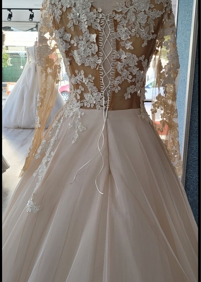 SIFIR TRANSPARAN GELİNLİK - Görsel 2