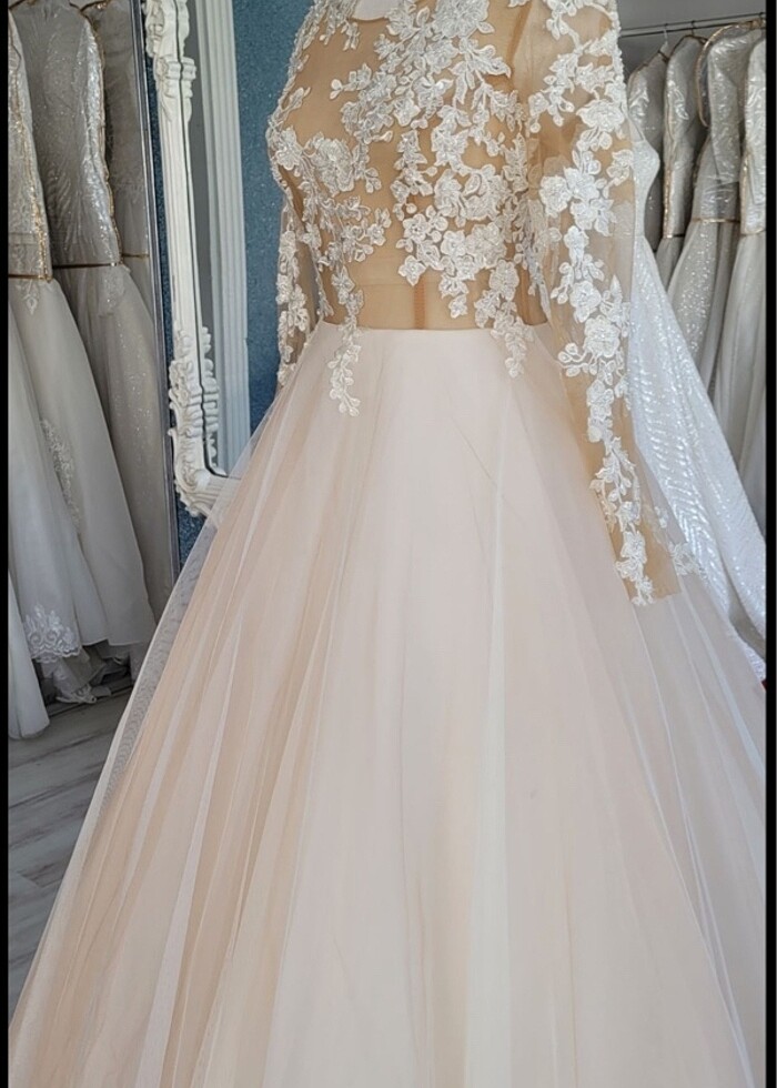 SIFIR TRANSPARAN GELİNLİK - Görsel 3