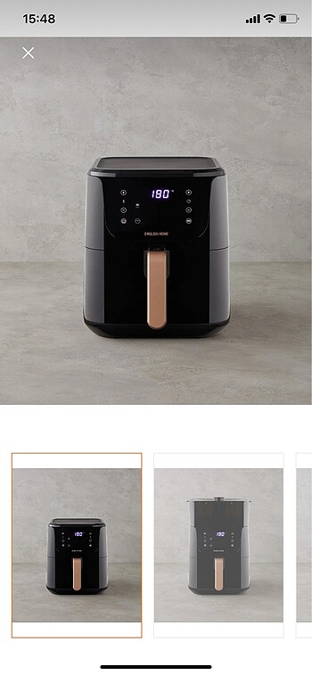 ENGLISH HOME SİYAH BAKIR AİRFRYER