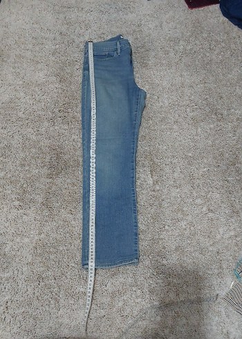 Gri Mavi Normal Boy Kadın Kot Pantolon 27 beden - Görsel 2