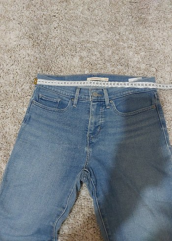 Gri Mavi Normal Boy Kadın Kot Pantolon 27 beden - Görsel 3