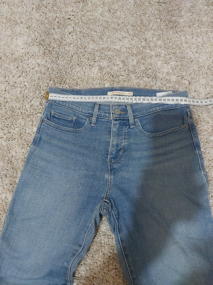 Gri Mavi Normal Boy Kadın Kot Pantolon 27 beden - Görsel 3