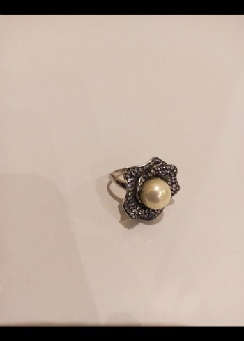 SO CHİC 925 ayar İnci detaylı işlemeli kadın takı seti - Görsel 6