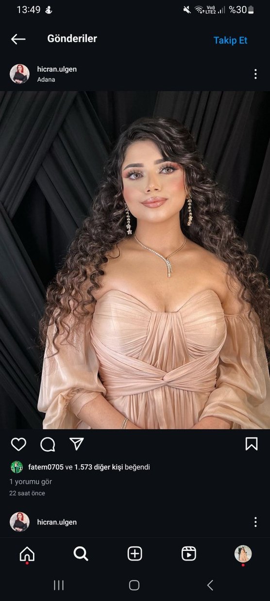 Bej Drapeli Uzun Straplez Kadın Abiye - Görsel 3