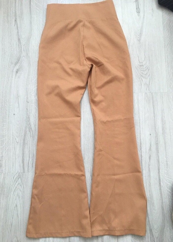 İspanyol paça kumaş pantolon  - Görsel 2