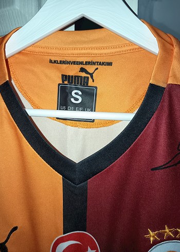 Galatasaray İmzalı Kırmızı Turuncu Forma - Görsel 2