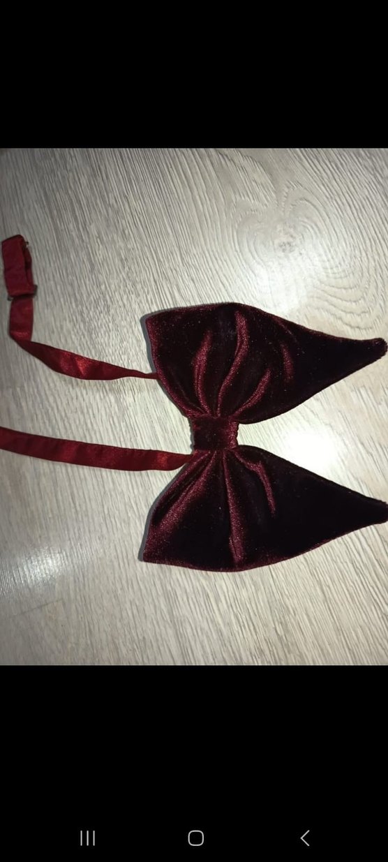 Bordo Parlak Notch Yaka Damatlık Ceket - Görsel 5