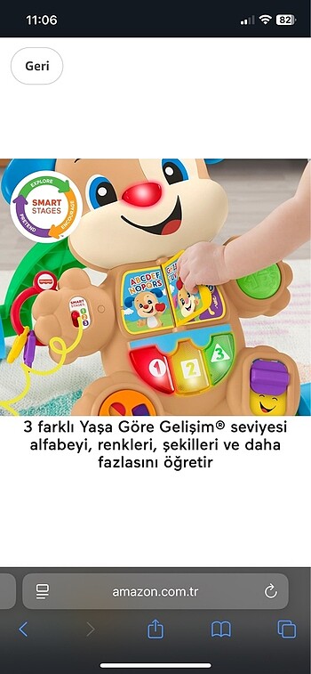 Fisher Price Fisher Price yuruteç inanilmaz kullanışlı müzikli