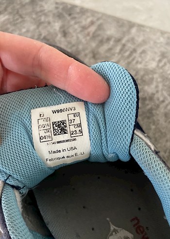 New balance 990 
Lacivert Gri Kadın Spor Ayakkabı - Görsel 2