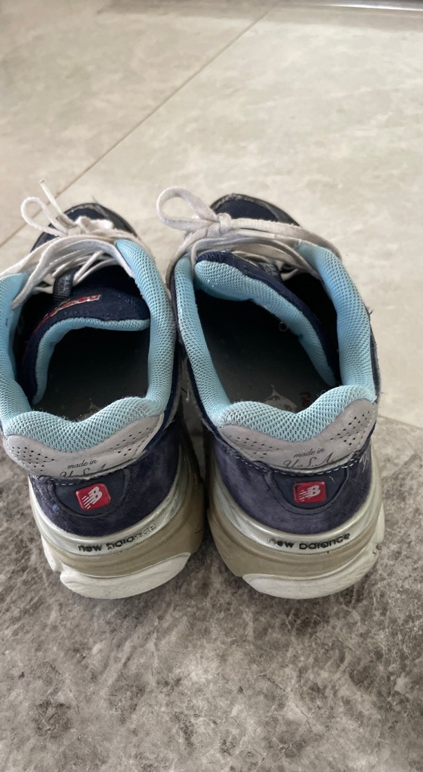 New balance 990 
Lacivert Gri Kadın Spor Ayakkabı - Görsel 4