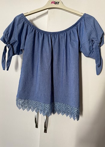 Bohem Mavi Denim  Bluz - Görsel 2