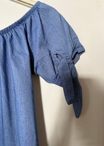 Bohem Mavi Denim  Bluz - Görsel 4