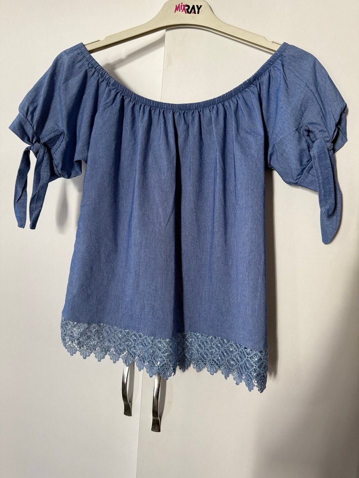 Bohem Mavi Denim  Bluz - Görsel 2