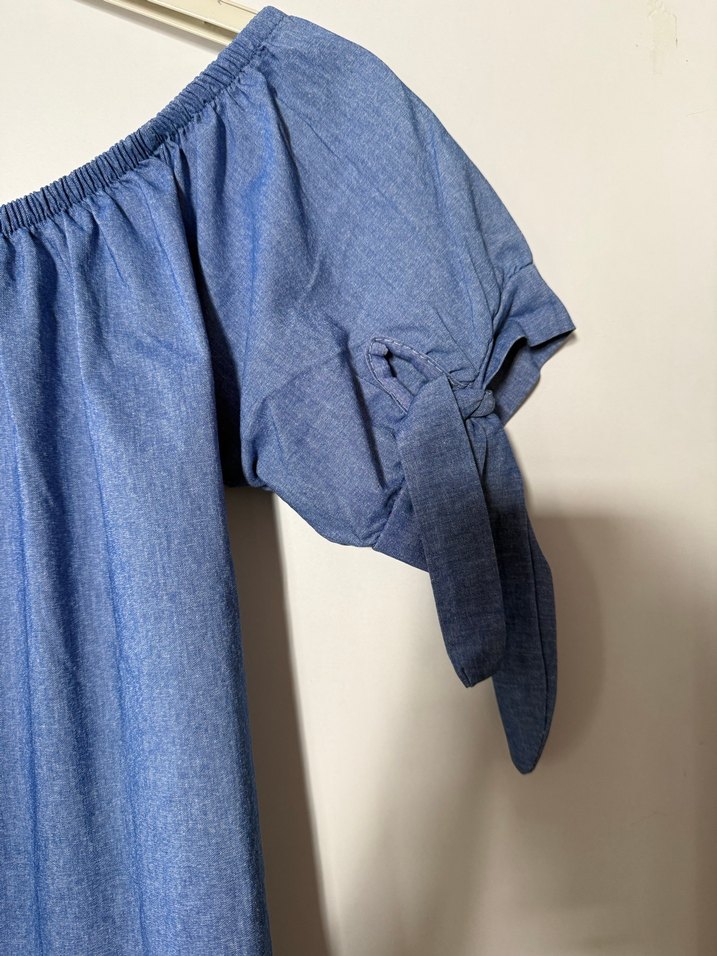 Bohem Mavi Denim  Bluz - Görsel 4