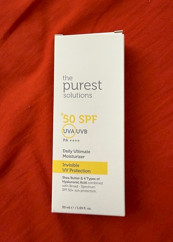The Purest Solutions SPF 50 Güneş Koruyucu Nemlendirici - Görsel 4