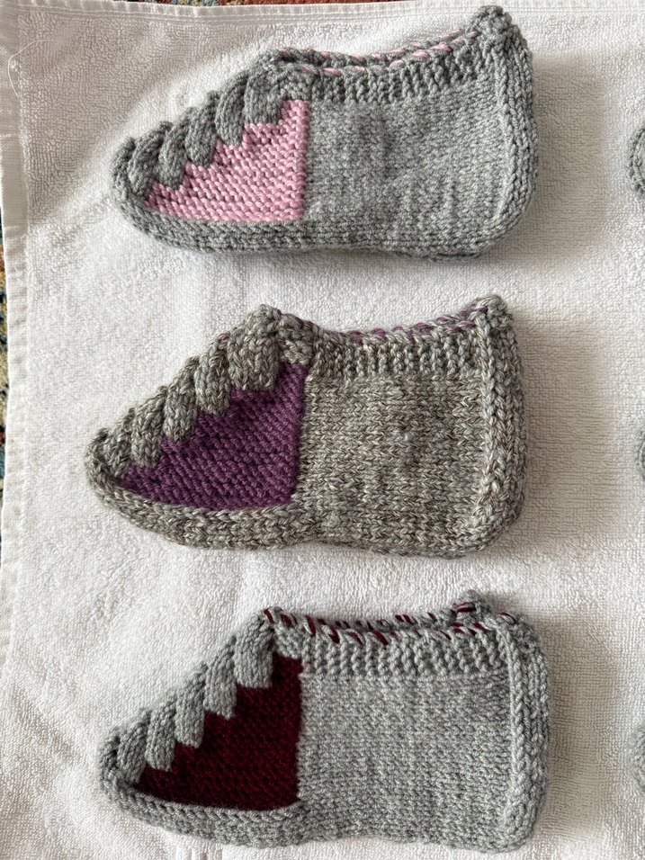 Renkli Örgü  Patikleri - Görsel 2