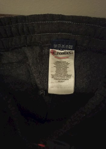 Erkek Gri Fermuarlı Rahat Eşofman Altı - Görsel 3